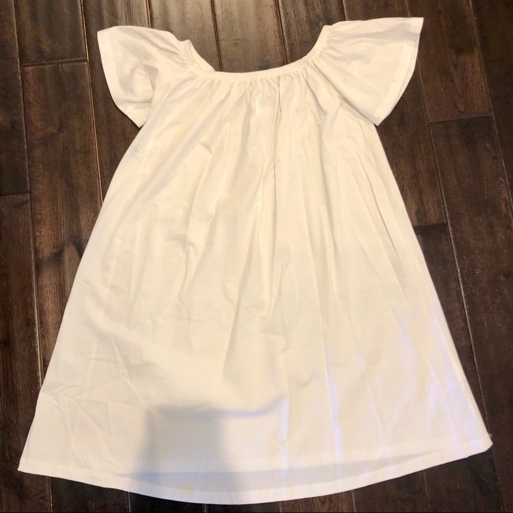 ASOS maternity white flowy dress